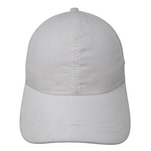 Slazenger Golf Strapback Baseball Cap White One Size Adjustable 6 Panel Blank